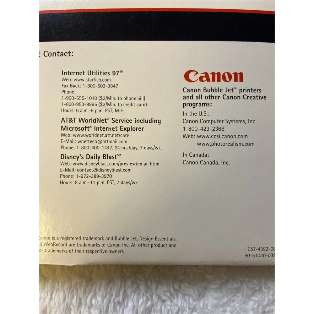 Canon Creative 3 & Printer‎ Setup Windows 95, 98, 3.1 CD Quick Start Guide